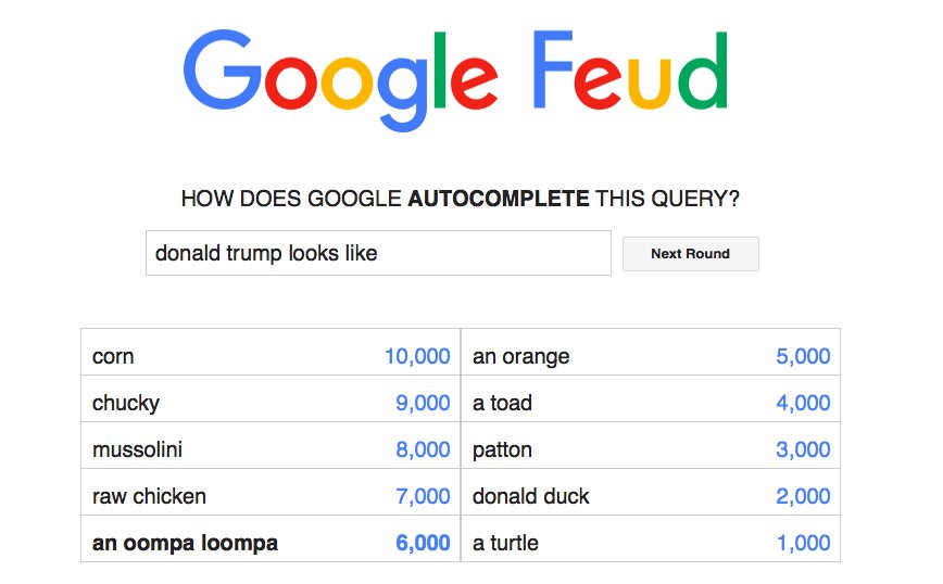 Emily C. Singer در X: «Playing Google Feud online, and this