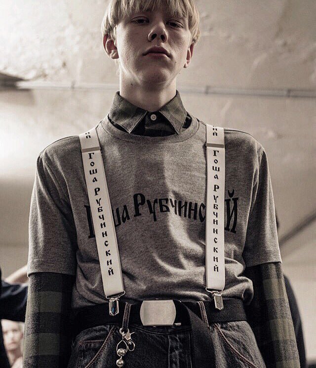 Blends_US's tweet photo. New #GoshaRubchinskiy Autumn/Winter 2016 now available at @blendscm https://t.co/hyauFY0o3n