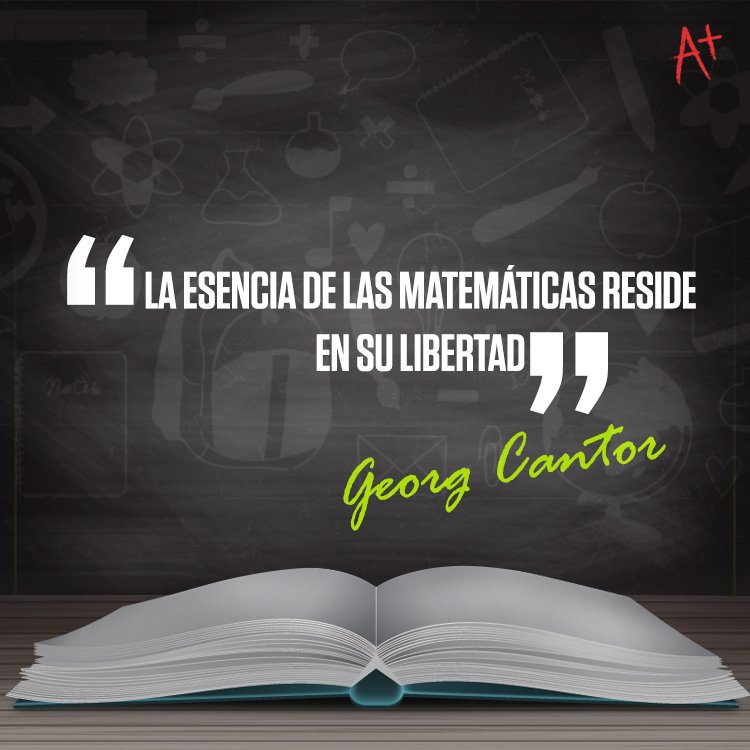 matematicasrd's tweet photo. "La esencia de las matemáticas reside en su libertad." Georg Cantor.
#Mathnasium #frasecelebre #frasesmatematicas https://t.co/Ho3l4wJOve
