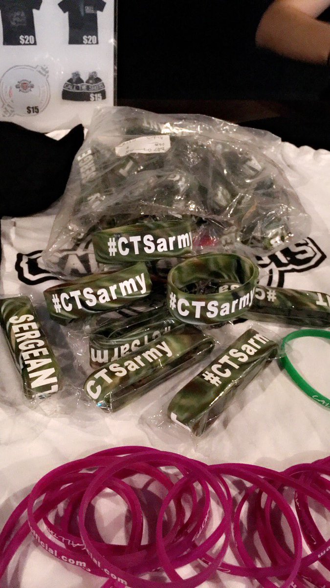 CallTheShotsAU's tweet photo. Holy shit.
We just found a hidden bag of CTSARMY wrist bands! 
Haven't seen these since 2013!

Grab some today! https://t.co/WBAaO5FljO