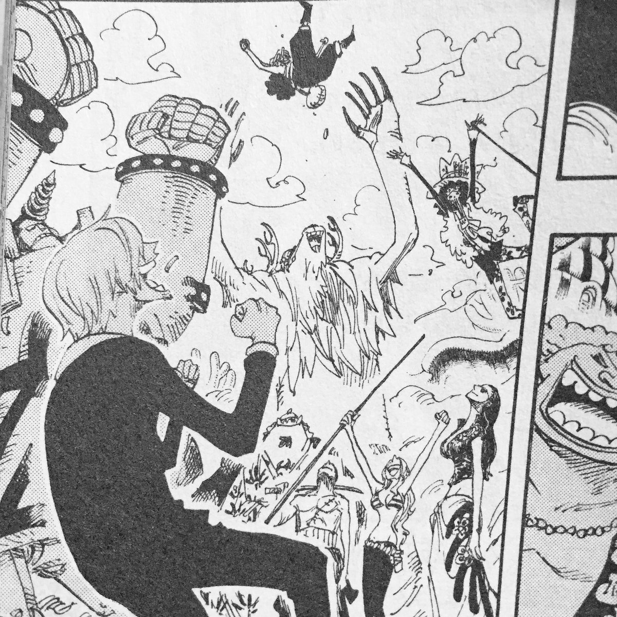 知っていますか 初代 3バカ にサンジが入っていたことを 彼は冒険の中で紳士とし 髙瀨 One Piece垢の漫画