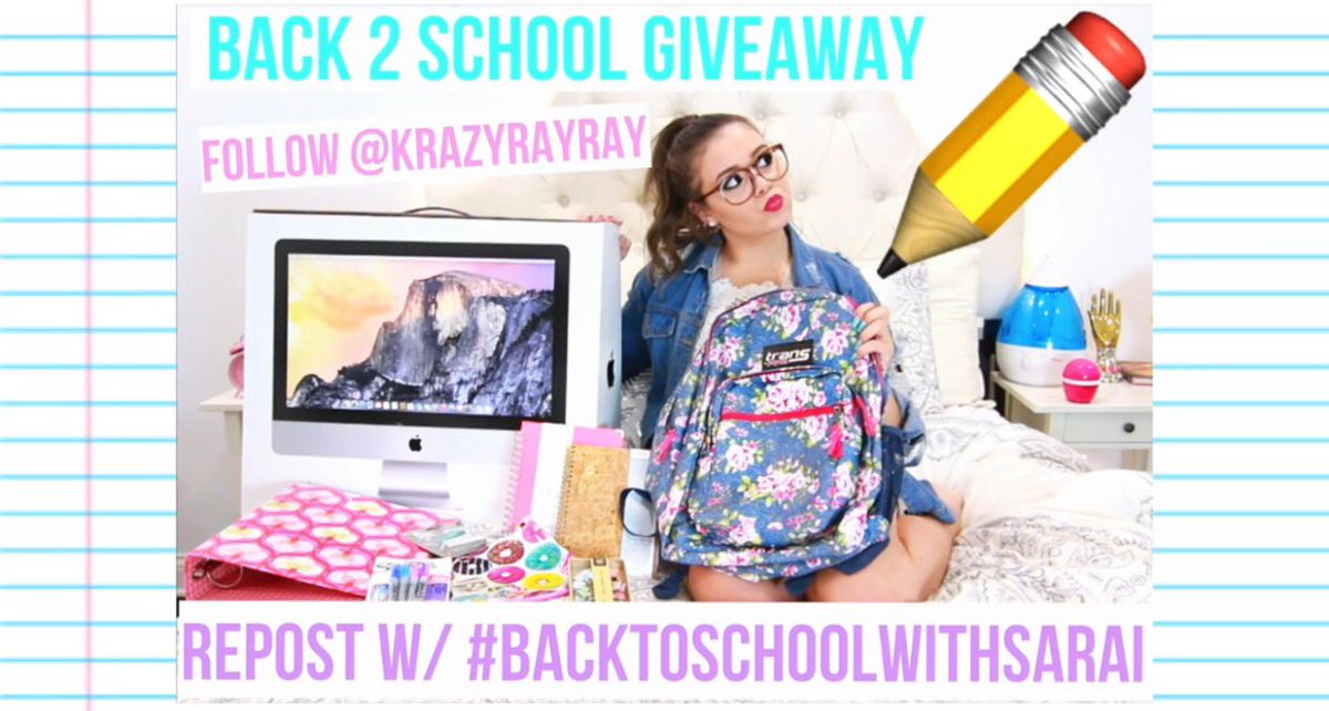 04stritchko's tweet photo. #BackToSchoolWithSarai @Krazyrayray https://t.co/fsAEiVfhaQ