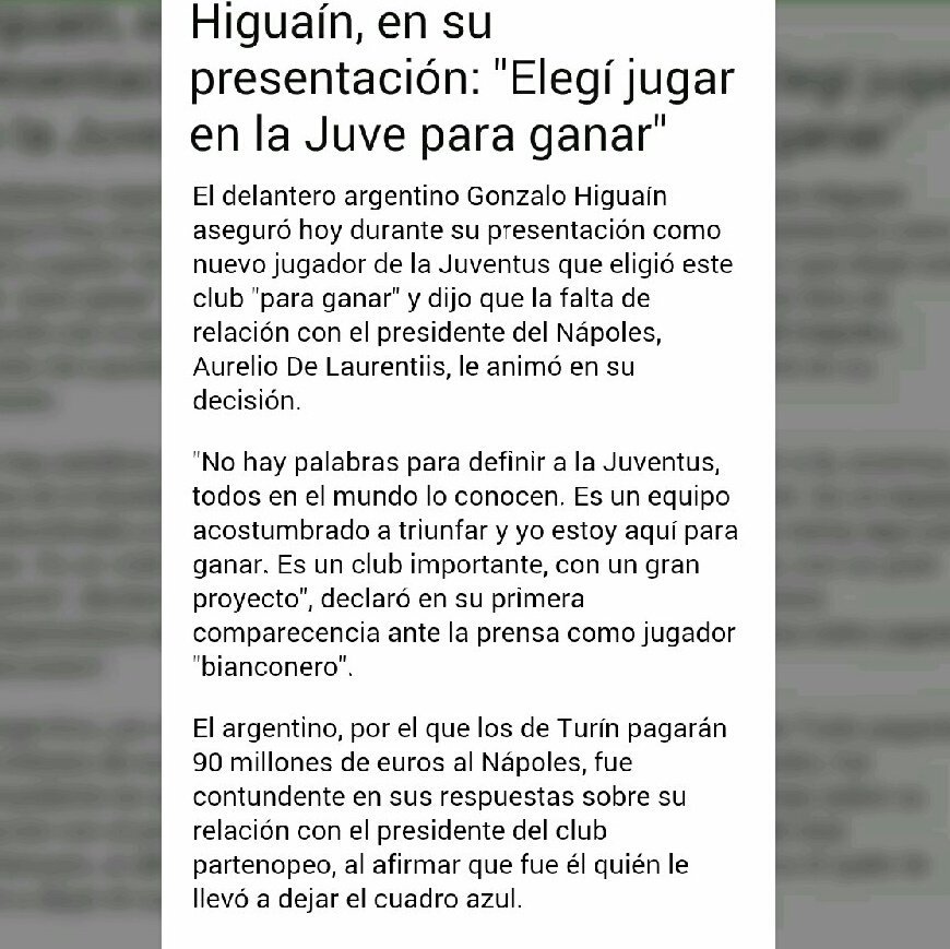 RANDOMSPORTSR's tweet photo. OFICIAL: GOZALO HIGUAIN NUEVO JUGADOR DE LA JUVENTUS https://t.co/g0Y0V7pxPQ