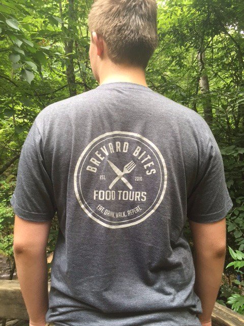 ilovebrevard's tweet photo. "Brevard Bites Food Tours" t-shirts now for sale at https://t.co/AiaN3tWaal! If you love food, you need one! #wnc https://t.co/UbUN4ynvYQ