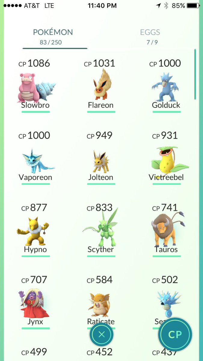 Currently my top Pokemon 👍🏼
