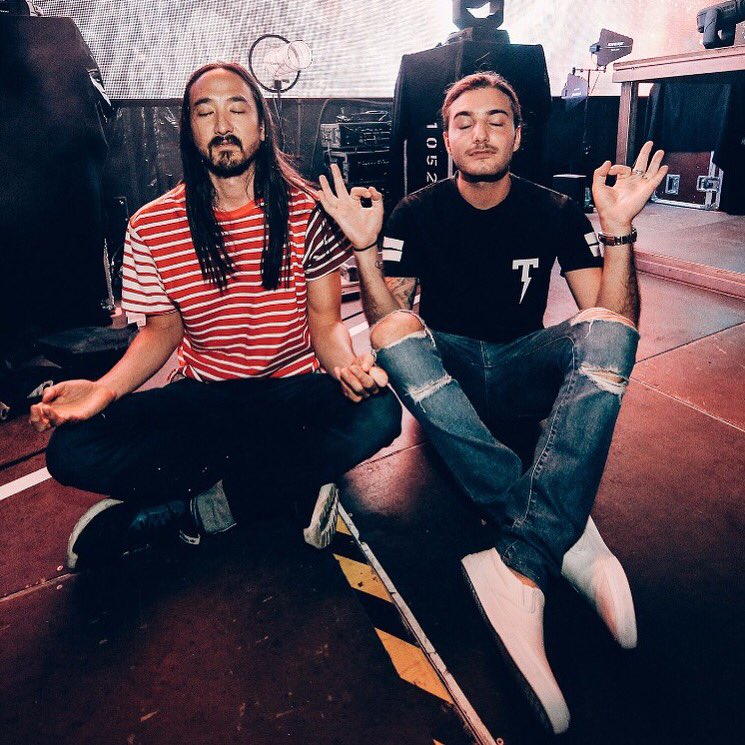 #zenaoki #31. The Aoki x @Alesso Back Stage Meditation. #LakeFestival. Graz Austria. July 29, 2016. https://t.co/wSTW9hJqpj