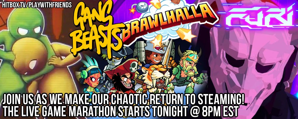 playwfriends's tweet photo. We are starting our stream at 7PM CST/8PM EST on @hitboxlive https://t.co/dWNpYOpMvS  @playwfriends Join 4 indie fun https://t.co/ELnubPuXQQ