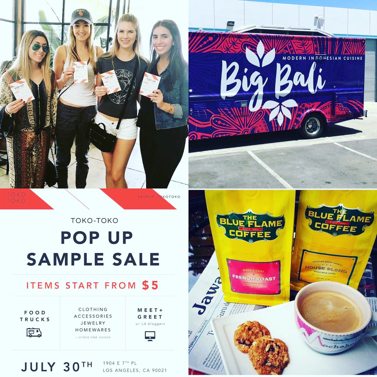 Hey Los Angelinos!! Come shop to @popup_tokotoko &amp; get some specialty coffee and food from Indonesia. #coffee #F&amp;B
