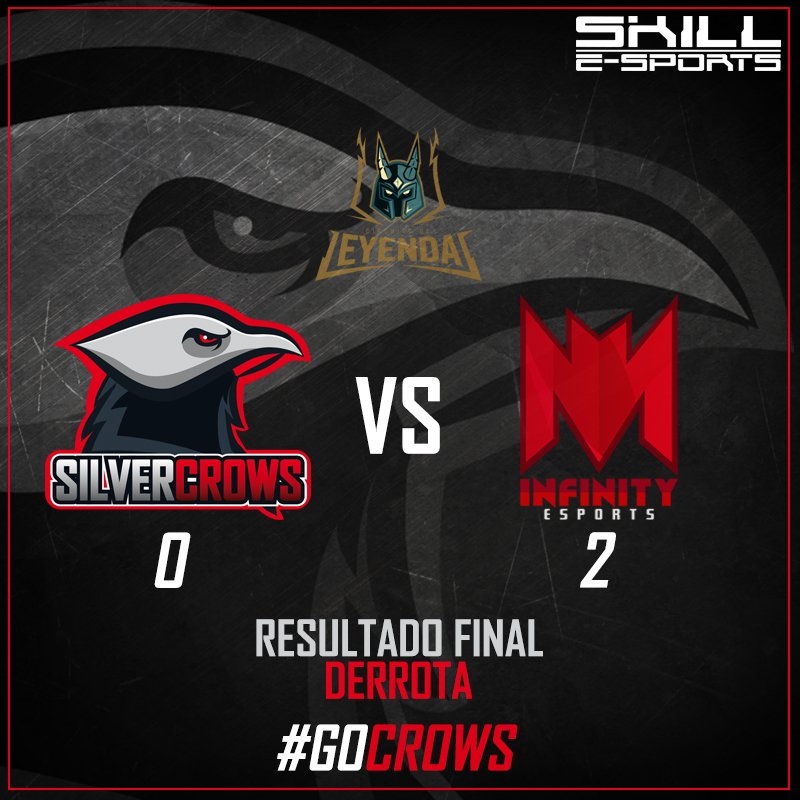 silvercrowslol's tweet photo. Hoy perdimos en contra de Infinity Esports mañana a buscar nuestro pase a semifinales! #GoCrows https://t.co/IfsmNQPvuT