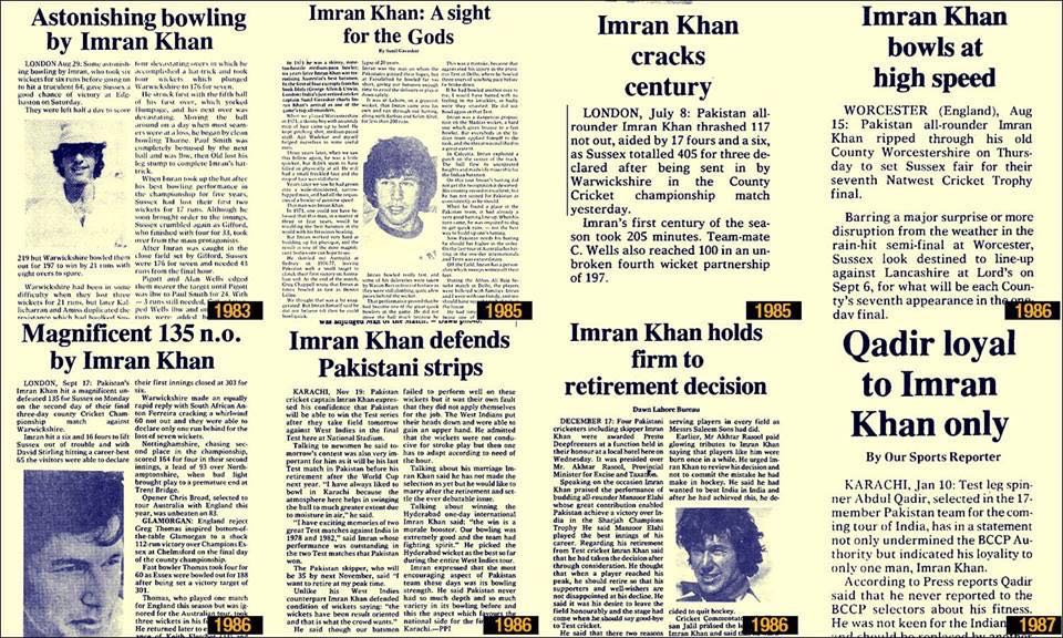 EcoVibeExplorer's tweet photo. Old newspapers #archives #PakistanLegend #ImranKhan #CricketSuperstar #legend #VintagePakistan #LegendsofCricket https://t.co/9tvLIXz7Z6