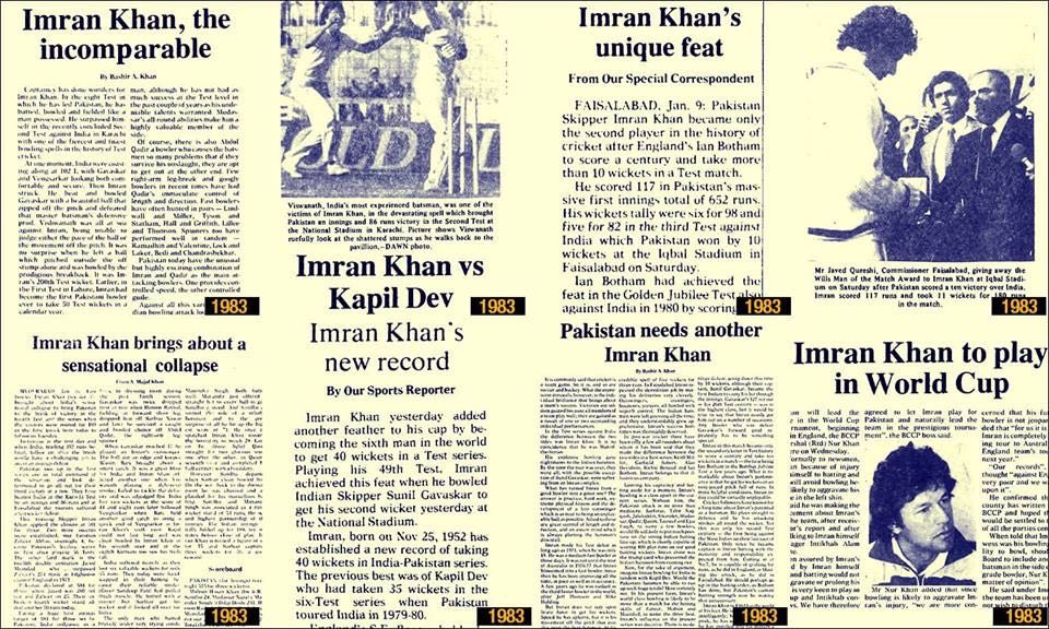 EcoVibeExplorer's tweet photo. Old newspapers #archives #PakistanLegend #ImranKhan #CricketSuperstar #legend #VintagePakistan #LegendsofCricket https://t.co/9tvLIXz7Z6