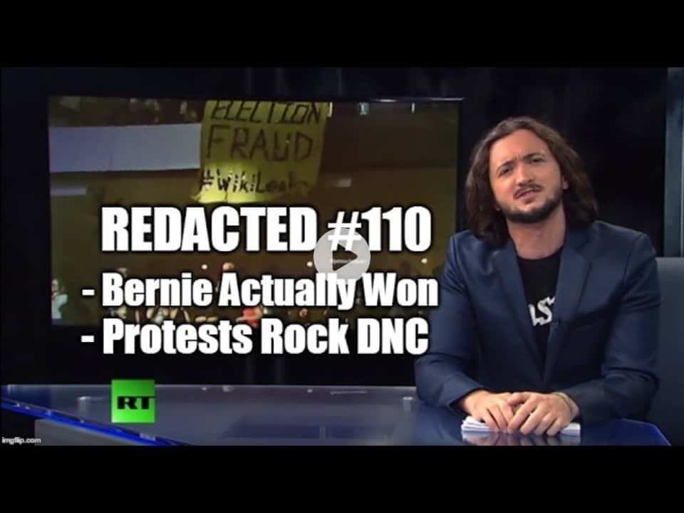 OximityBSanders's tweet photo. [110] Bernie Actually Won, Protests Rock DNC &amp; more https://t.co/UrcDKEf5NO by @LeeCamp https://t.co/M8hF8A9urW
