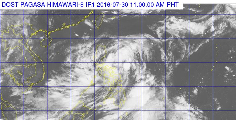 philredcross's tweet photo. .@dost_pagasa 11am: Tropical Depression #CarinaPH was estimated at 185 km East Northeast of Catarman, Northern Samar https://t.co/dYm7UXbNx2