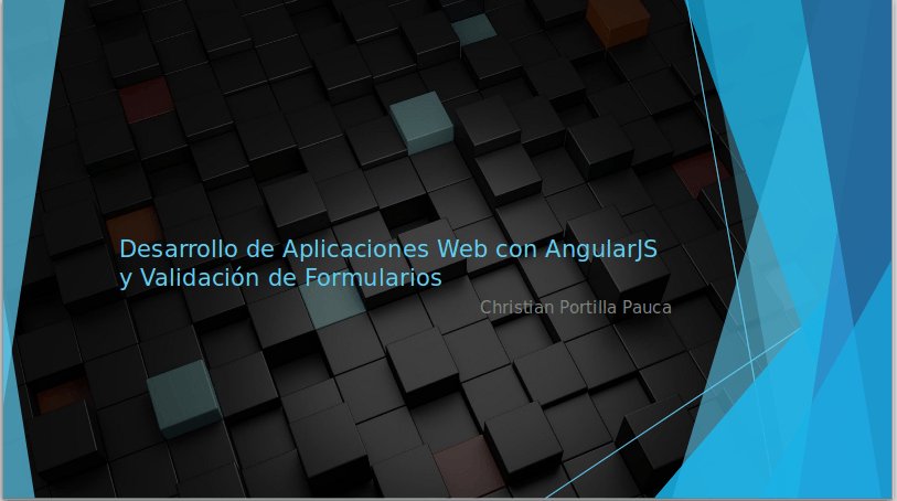 xhrist14n's tweet image. Desarrollo de Aplicaciones Web Con AngularJS y Validacion de Formularios javascriptx.wordpress.com/2016/07/30/des…