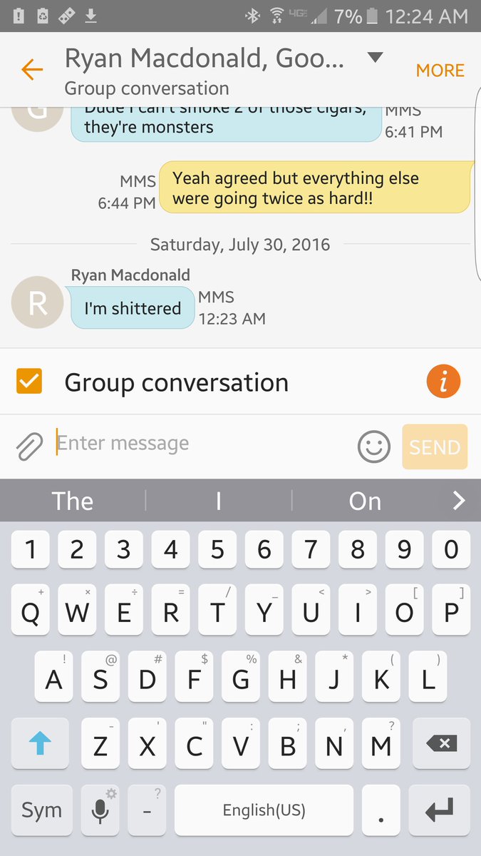 MacSnevets's tweet photo. When you're friend drunk texts you #shittered haha @ryman_2010 @MattKav28 https://t.co/o2mrqk1yEo