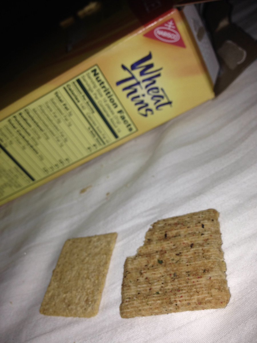 T_wade67's tweet photo. Why was this inside my wheat thins box https://t.co/QhZROKxnV4