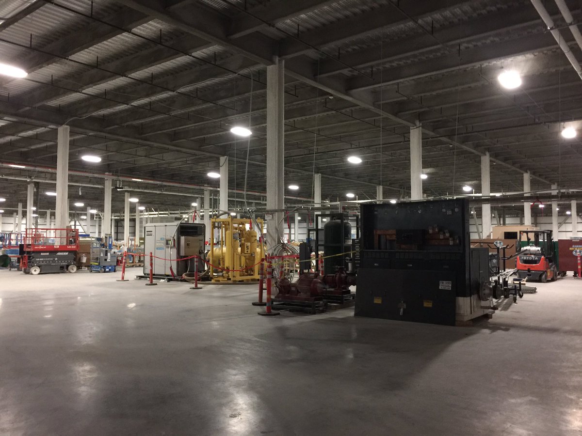 DavidSacks's tweet photo. Grand opening of "Gigafactory 1". Bigger than Pentagon. Doubles world's battery production. And only the first one! https://t.co/kURlO3F1Hw