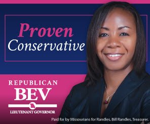 randwarrior62's tweet photo. Vote for Bev Randles on Tues for Mo Lt Gov. - A proven conservative who helped lower our income taxes in MO. https://t.co/e8fJweKYgK