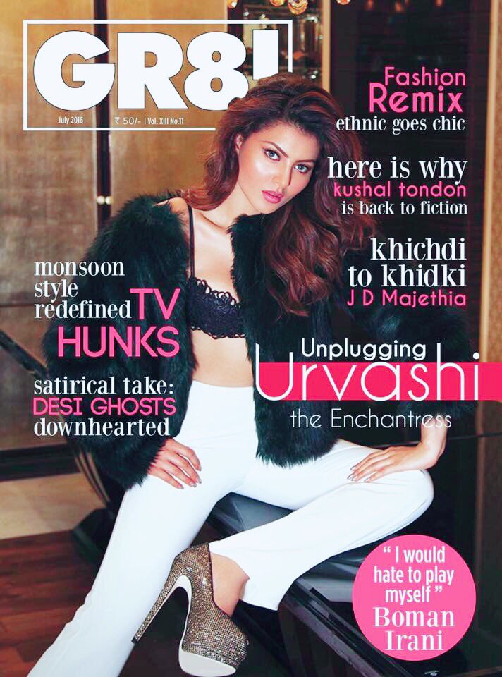 Duskier ✨✨ <a href="/GR8magazine/">Gr8 Magazine</a> Cover Girl #Grabyourcopynow !! Unplugging #UrvashiRautela the Enchantress