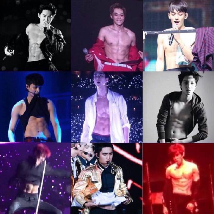 feli1992YT's tweet photo. 1.5 (or should it be 2.5 since Jongdae's is accidental 🙈) to the full set #GottaCatchEmAll #NotPokemonGo #EXOAbsGo https://t.co/G4muZhDupo