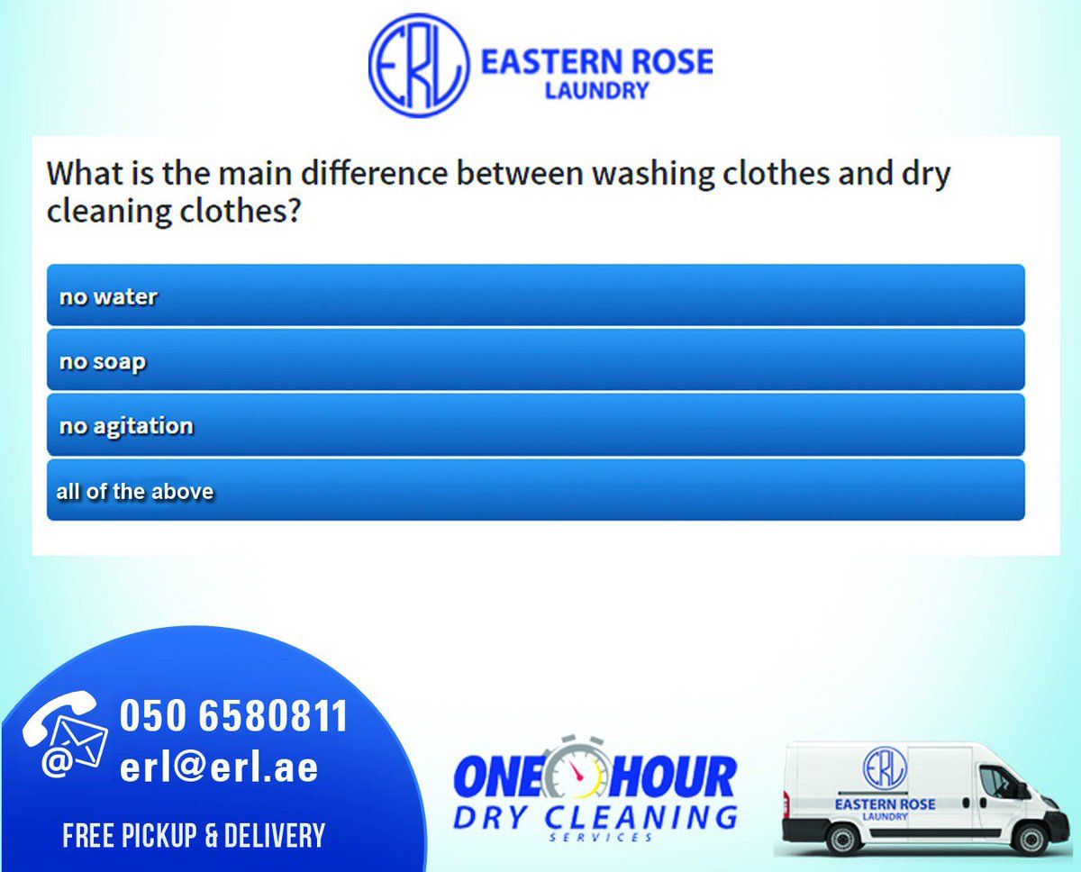 eastern_rose_'s tweet photo. Do you know the answer to this? If you're not sure, then let the experts take care of your laundry. Call 0506580811. https://t.co/i7H3jvHnLO