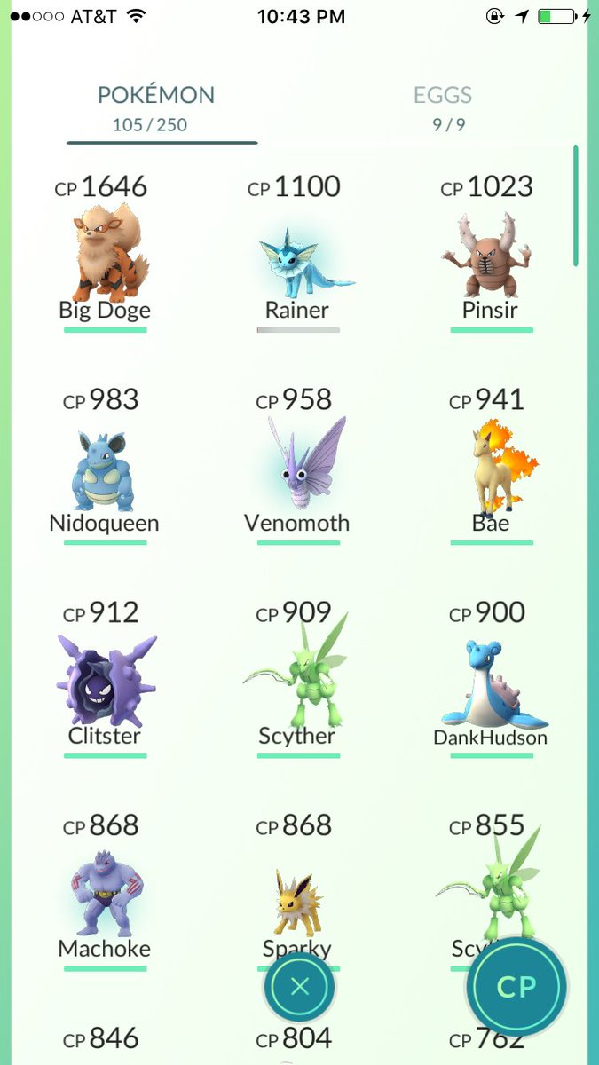 TheSmithPlays's tweet photo. Here's the team right now! What are your guy's highest pokemon? https://t.co/epLlDCPYVD