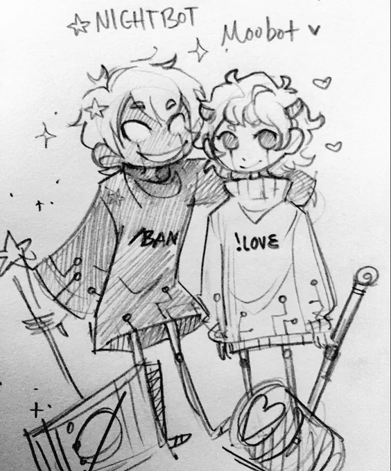 Scribbling ideas for nightbot and moobot! ⭐️?? 