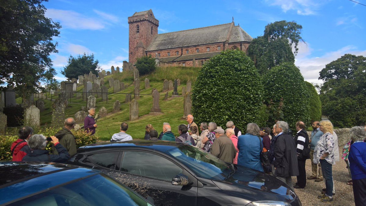 socantscot's tweet photo. First stop with Prof Jane Geddes, St Vigeans church and museum #summerexcursion https://t.co/ozz2a1qXpu