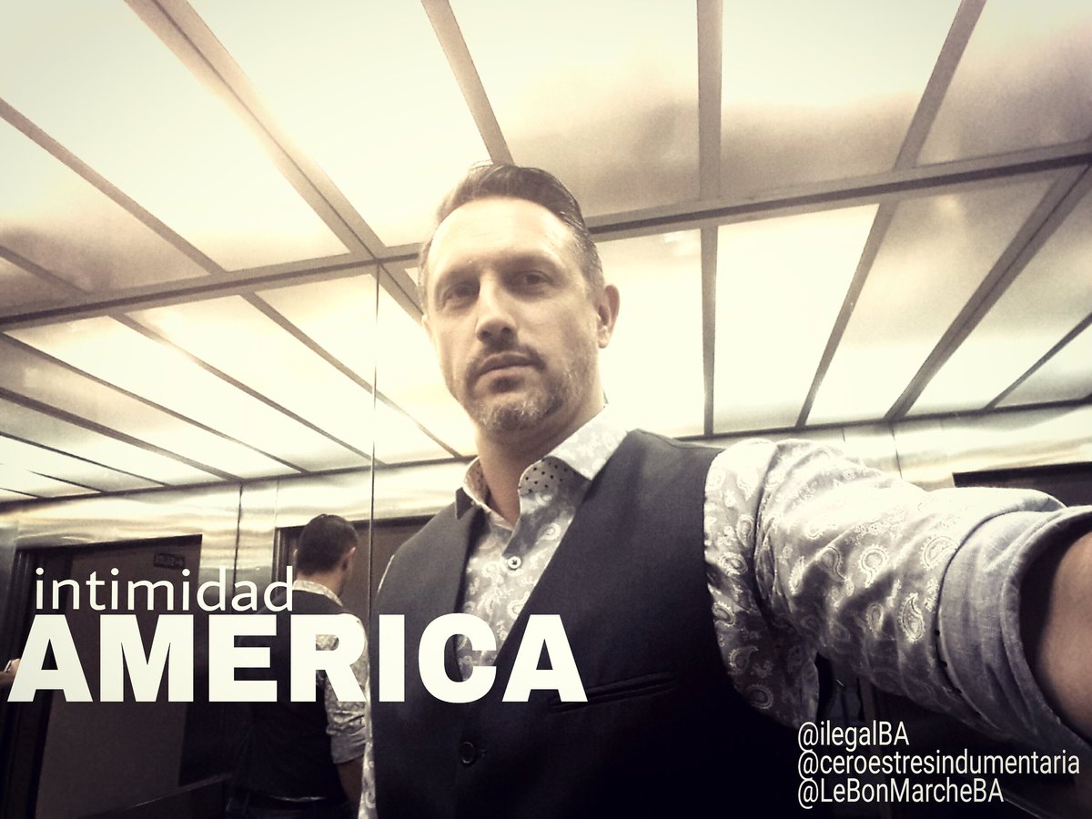 davidkavlin's tweet photo. #IntimidadAmerica @AmericaTV @infama Gracias @ilegalba @ceroestresindumentaria @LeBonMarcheBA https://t.co/GPyspX5tMj
