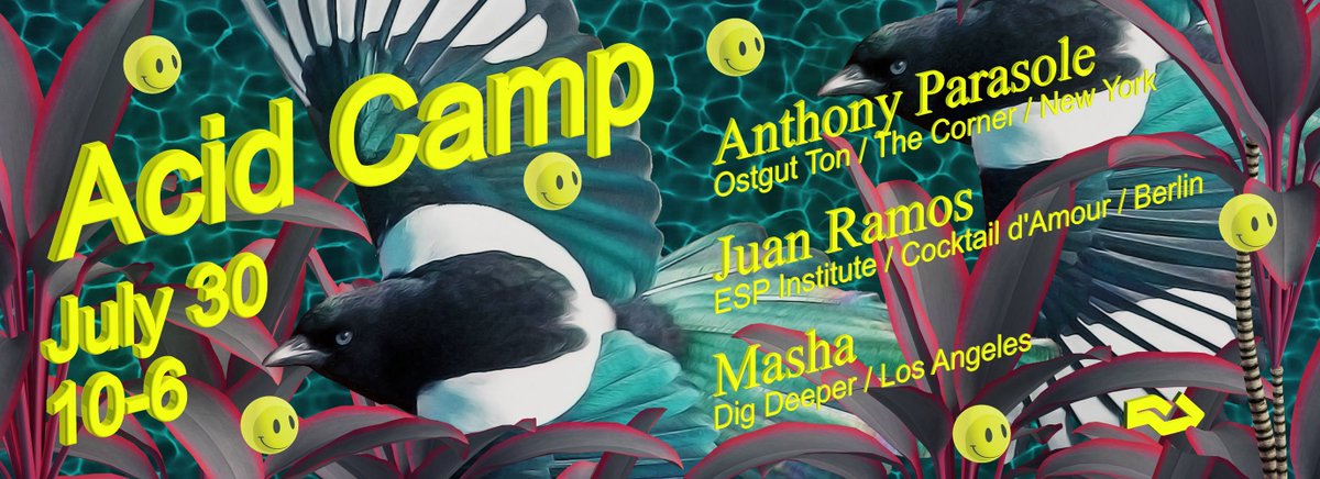 JasoniusFunk's tweet photo. @AcidCamp tomorrow 🐥 @AnthonyParasole #juanramos #espinstitute @lovefingers #digdeeperla #masha https://t.co/D0dFKu4sUq