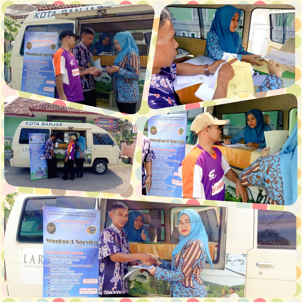 KantahBanjar's tweet photo. Layanan Weekend Service di Perum Green Sukapura Kota Banjar. Sabtu, 30-07-2016 @atr_bpn @djalil_sofyan @atr_jabar https://t.co/xDlRqpiLLQ