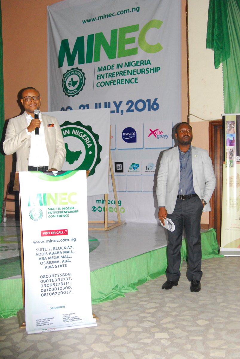 MINECng's tweet photo. Pg29 @MINEC2016 Engr Edun speaks on behalf of Standards Organization of Nigeria (SON) at #MINEC2016 https://t.co/d7Yw5pqXVd