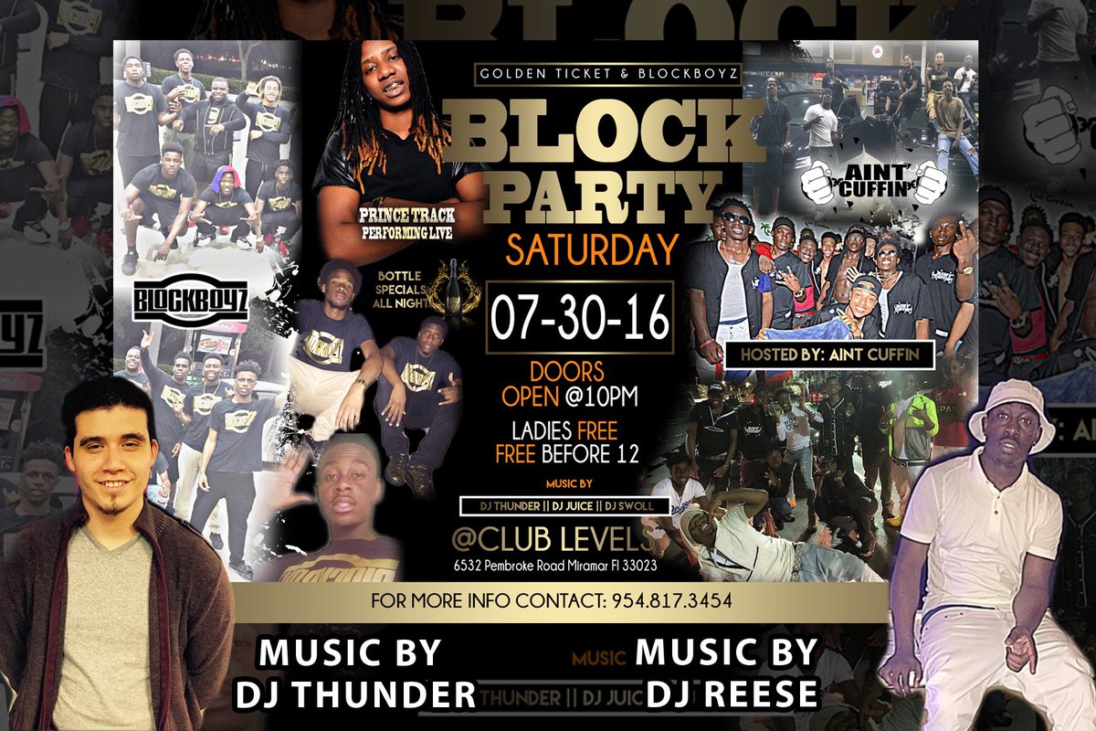 100ktrack's tweet photo. Tonight we lit #blockparty #clublevels music by @IAMDJThunder & @LiveeAihhReese Tell a friend get there early 🚶🏽🏃🏾 https://t.co/RNfMriyuxy