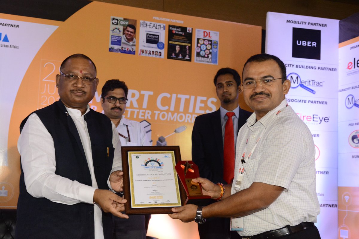 ArpitKGupta's tweet photo. MoS Steel @vishnudsai gives 3 @SmartCityElets Awards to @UPGovt #UPSRTC #ITElectronics #UPTransport @IASassociation https://t.co/MyL2gVozpg