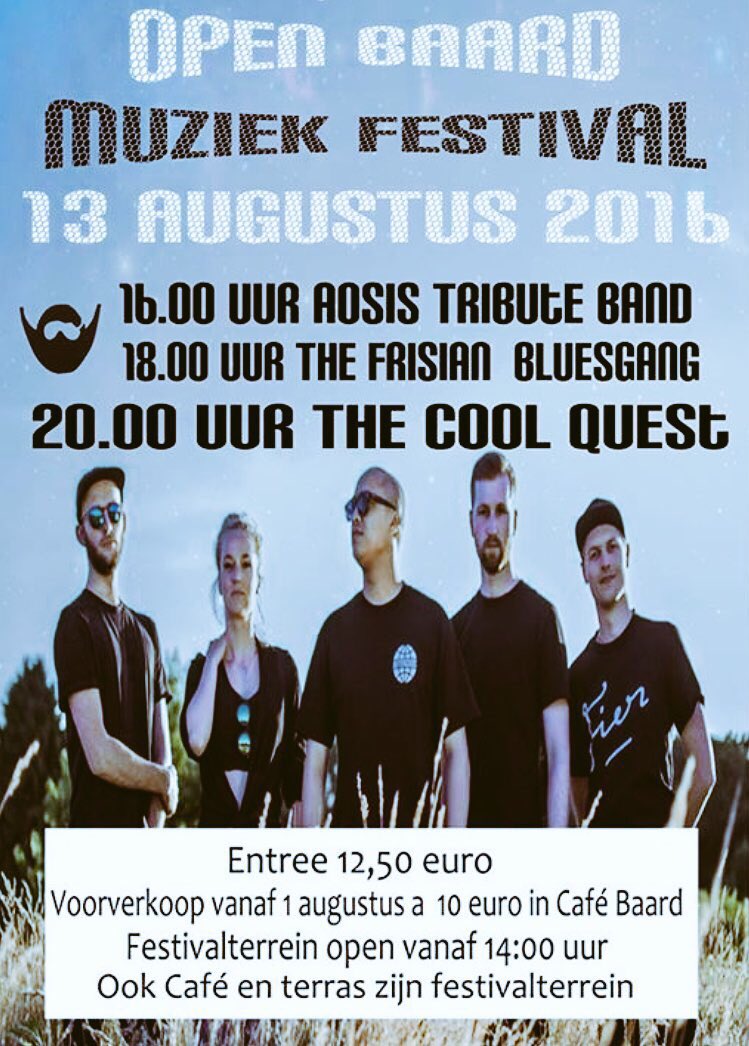 13 Augustus 2016 - Muziek festival Open Baard #festival #Baard #muziek #coolquest #thecoolquest #blues