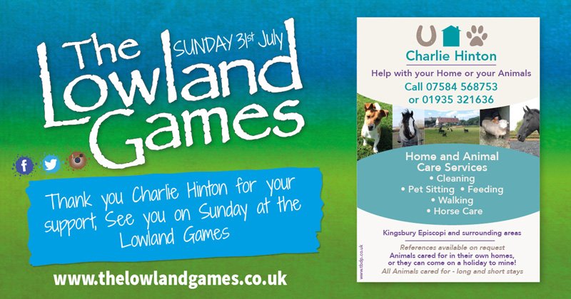 Thelowlandgames's tweet photo. A big thanks to Charlie Hinton for being a great sponsor 2016 #muddygurtfun, time for #petcare #kingsburyepiscopi https://t.co/gZOItjEnPF