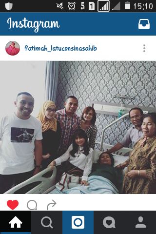 Srywahyuny12's tweet photo. Prilly hari ini jenguk oma , cepat pulih oma semoga sehat selalu aamiin 💜 https://t.co/sZLoRFTbXc