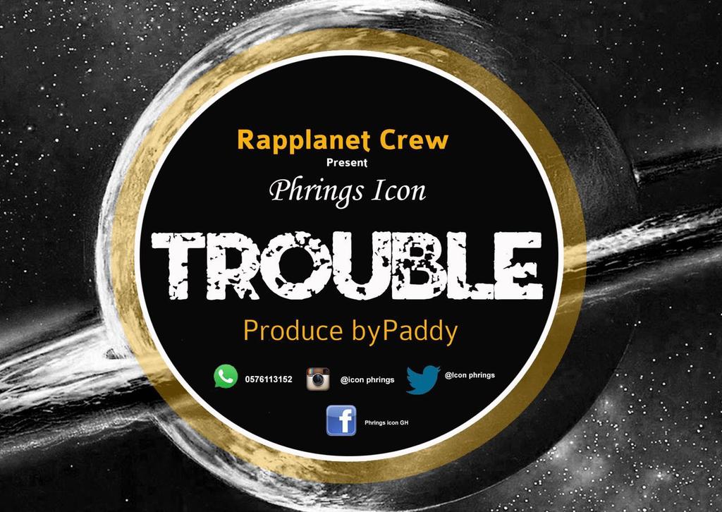 Rap_PlaNeT_'s tweet photo. TROUBLE will drop exactly 12:00 sharp. Icon ye me din https://t.co/9UoJ3b9bhR