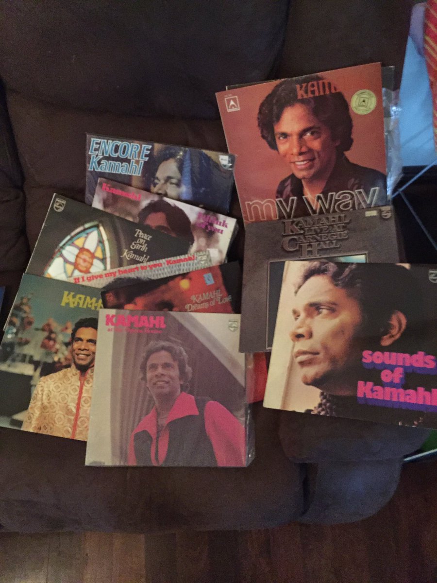 andrewjwalsh's tweet photo. Found the Kamahl and ABBA collections amongst boxes of records at dads place #decluttertime https://t.co/FJbPO9eksT