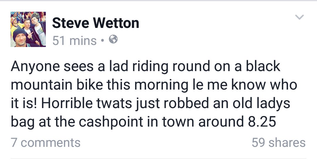 tractorman07's tweet image. Apparently this is happening regularly in Gainsborough town centre so be aware,scumbag wants his legs breaking .