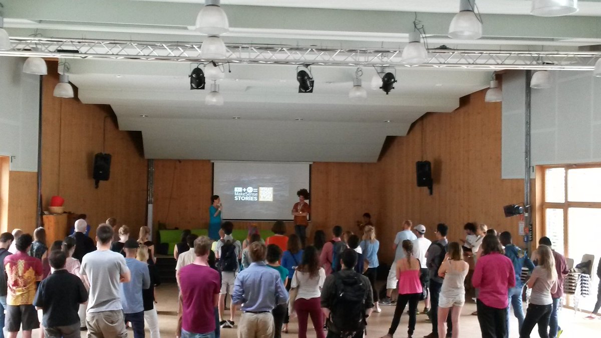 AnneAlice_f's tweet photo. Inspiring intro by @poumtali and @AntoineRSE ! #sensecampBLN https://t.co/v46QMjWZBi