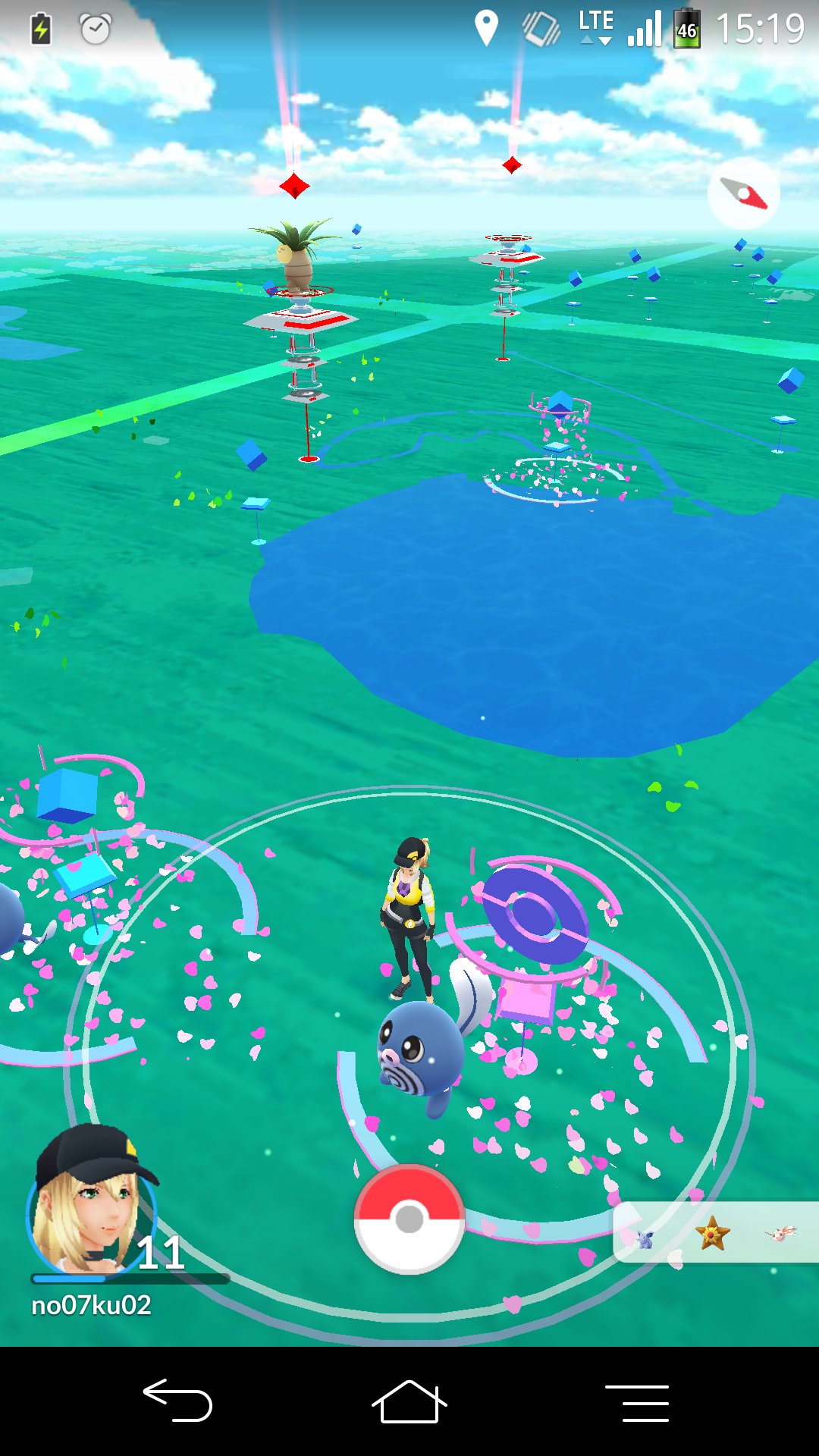 Aya 今日はポケモンgoしに舎人公園 あつかったー新しいポケモンはゲット出来ず でも楽しかった W T Co Zde5kg3lpd Twitter