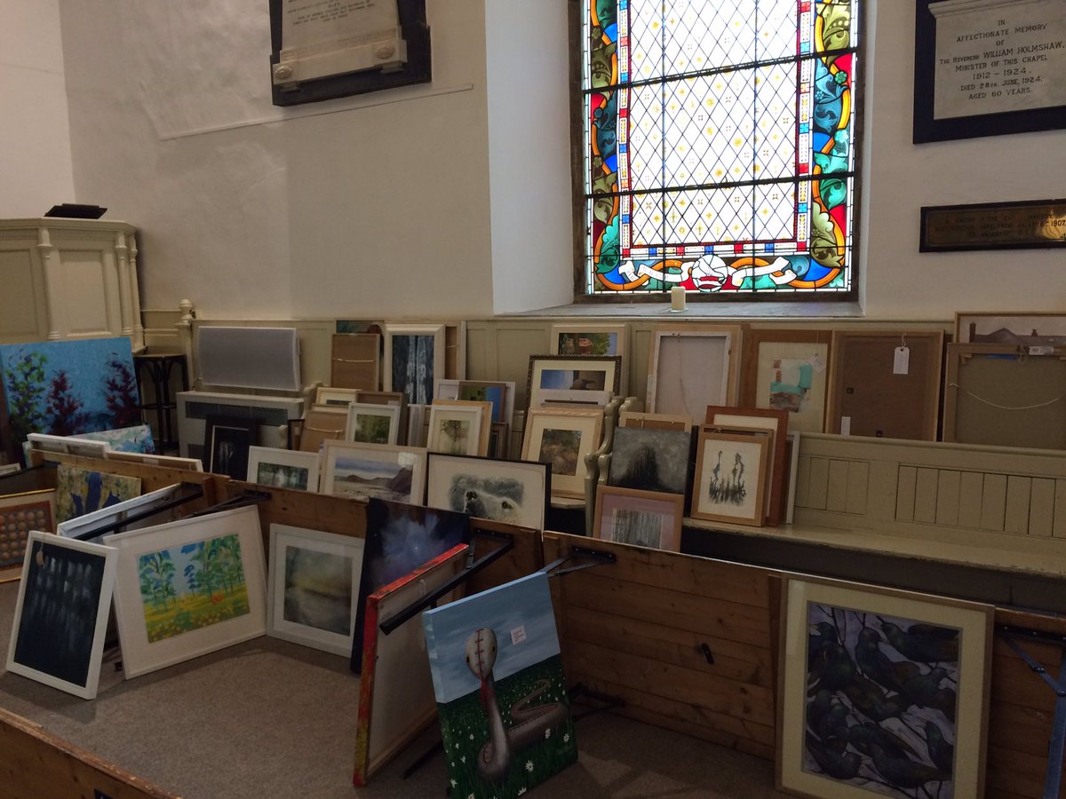 IlminsterArts's tweet photo. Lots of amazing artworks arriving in readiness for the 2016 #IlminsterOpen - prize giving event is on Monday, 5pm https://t.co/0IVkptStPz