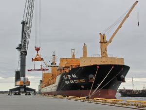 inet8052's tweet image. Порт Бронка обработал первое судно China COSCO Shipping Corporation Limited