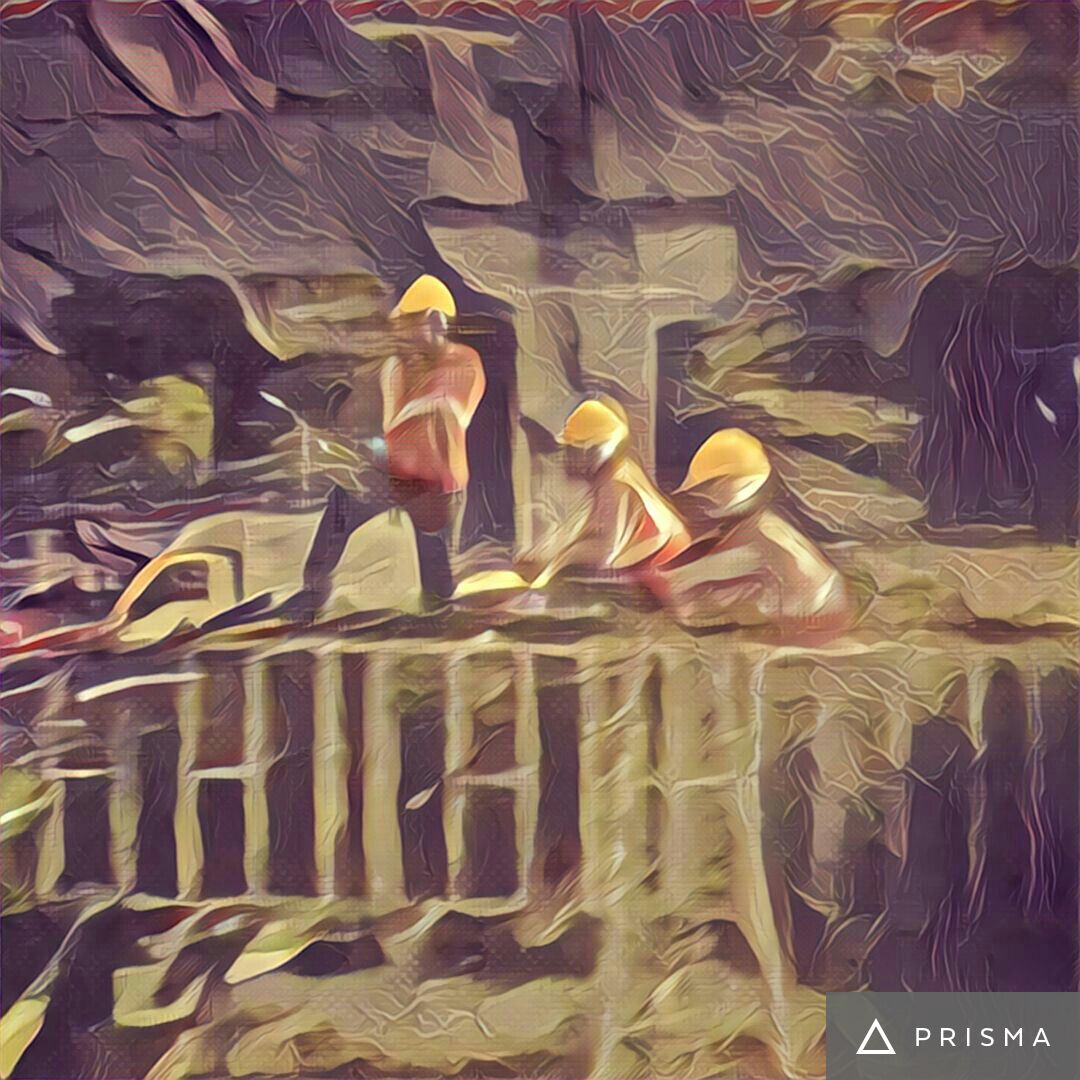 dennismarcus's tweet photo. #Hyderabad's Metro Rail workmen in the night... #PrismaOnAndroid #metrotrains https://t.co/4Hg3rKdjII