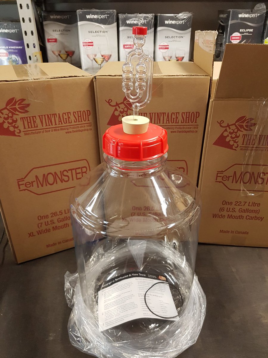 Geterbrewed's tweet photo. The new fermonster , a wide neck PET fermenter
#homebrew #geterbrewed #newproducts #fermonster https://t.co/cvPiWP19S6
