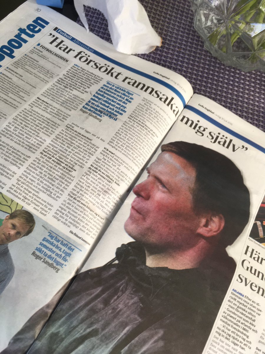 AndersMarkstrm's tweet photo. Papperstidningen gör reklam inför årets viktigaste match med en fd sparkad tränare #seframåt #nyatider https://t.co/fuvr8nTOhC