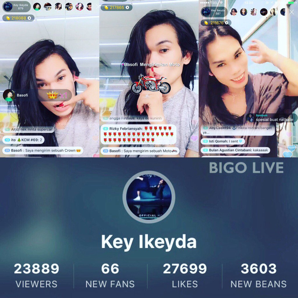 ikeyda's tweet photo. BIGO LIVE Indonesia #allaboutcelebrities https://t.co/F4oqwFh8Sj