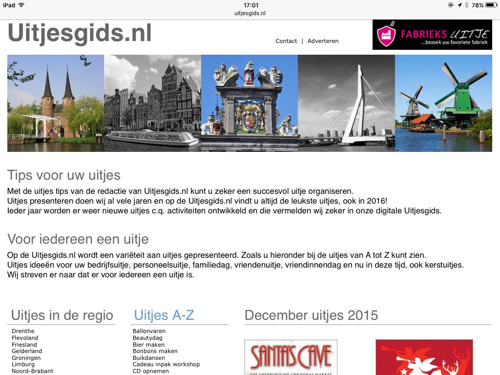 Eventburo's tweet image. Uitjes organiseren? Uitjesgids.nl #uitje #uitjes #uitstapje #uitstapjes #uitgaan #eventburo #vrijetijd