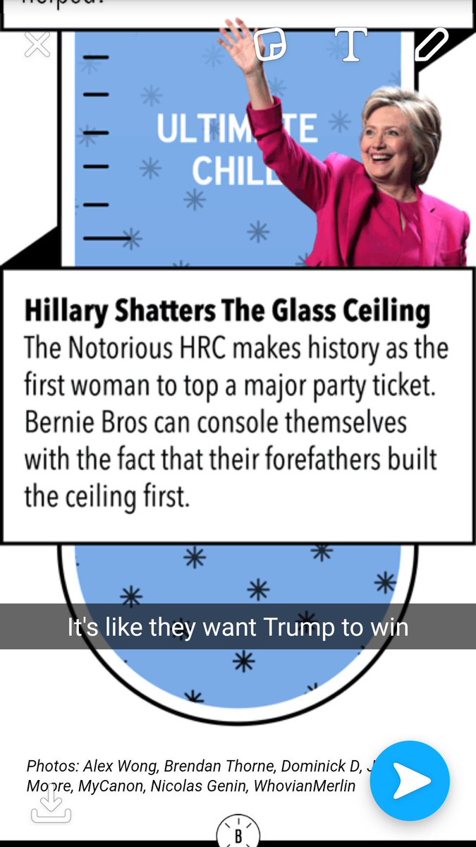 sam_john_est's tweet photo. The media is a joke #Iftrumpwins #spreadmorehate #snapchat #brother https://t.co/1Nz4GTiJEM